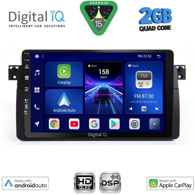 DIGITAL IQ BXC 3042_CPAA (9inc) MULTIMEDIA TABLET for BMW S.3 (E46) mod. 1998-2005