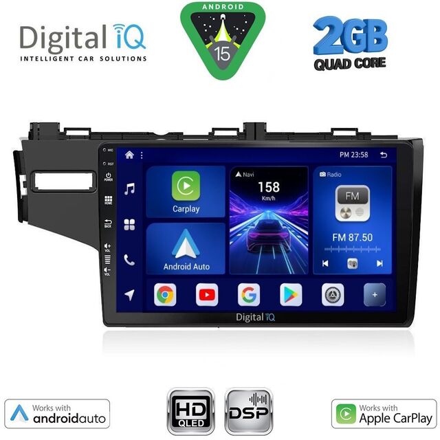 DIGITAL IQ BXC 3212_CPAA (10inc) MULTIMEDIA TABLET for HONDA JAZZ mod. 2013-2019
