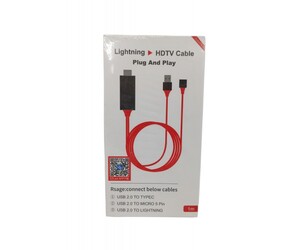 ΚΑΛΩΔΙΟ 1m Lightning ΣΕ HDTV TY-5429
