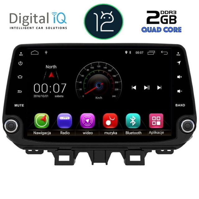 DIGITAL IQ X336M_GPS (9'' DECK) MULTIMEDIA SYSTEM for HYUNDAI TUCSON mod. 2019-2022
