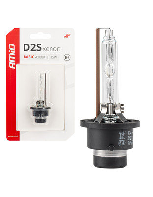 Amio - ΑΝΤΑΛΛΑΚΤΙΚΗ ΛΑΜΠΑ ΧΕΝΟΝ BASIC D2S 12V 4.300k 35W BLISTER CARD - 1 ΤΕΜ. (03860/AM)