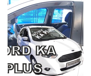 ΑΝΕΜΟΘΡΑΥΣΤΕΣ ΓΙΑ FORD KA PLUS 3 5D 2014+ ΖΕΥΓΑΡΙ ΑΠΟ ΕΥΚΑΜΠΤΟ ΦΙΜΕ ΠΛΑΣΤΙΚΟ HEKO - 2 ΤΕΜ.