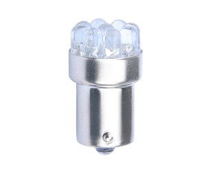 R5W/R10W 12V BA15s LED 9xSMD3014 ΚΟΚΚΙΝΟ (ΜΟΝΟΠΟΛΙΚΟ) BLISTER 2ΤΕΜ. M-TECH