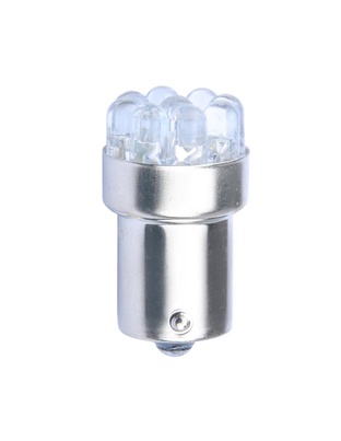 R5W/R10W 12V BA15s LED 9xSMD3014 ΚΟΚΚΙΝΟ (ΜΟΝΟΠΟΛΙΚΟ) BLISTER 2ΤΕΜ. M-TECH