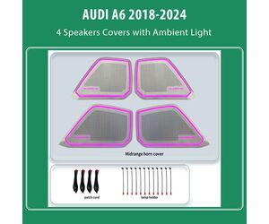 DIQ AMBIENT AUDI A6 ADPJ20 (Digital iQ Ambient Light for Audi A6 mod. 2018-2024, 4 Speakers Covers)