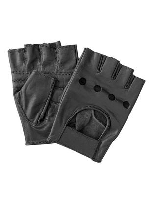 ΓΑΝΤΙΑ ΟΔΗΓΟΥ ΔΕΡΜΑΤΙΝΑ ΜΑΥΡΑ ΜΙΣΑ (XL) VINTAGE GLOVES