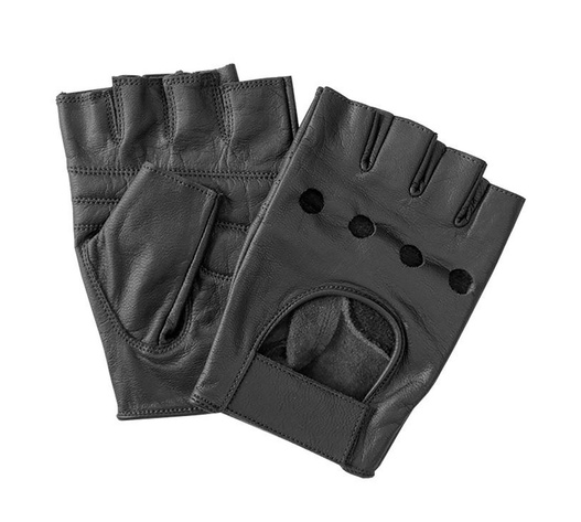 ΓΑΝΤΙΑ ΟΔΗΓΟΥ ΔΕΡΜΑΤΙΝΑ ΜΑΥΡΑ ΜΙΣΑ (XL) VINTAGE GLOVES