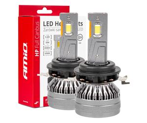 Amio - ΛΑΜΠΕΣ H7-1 9>48V 6.500K 4.500lm 50W HP SERIES LED CAN-BUS ΜΕ ΨΥΚΤΡΑ - 2 Τεμ. (03675/AM)