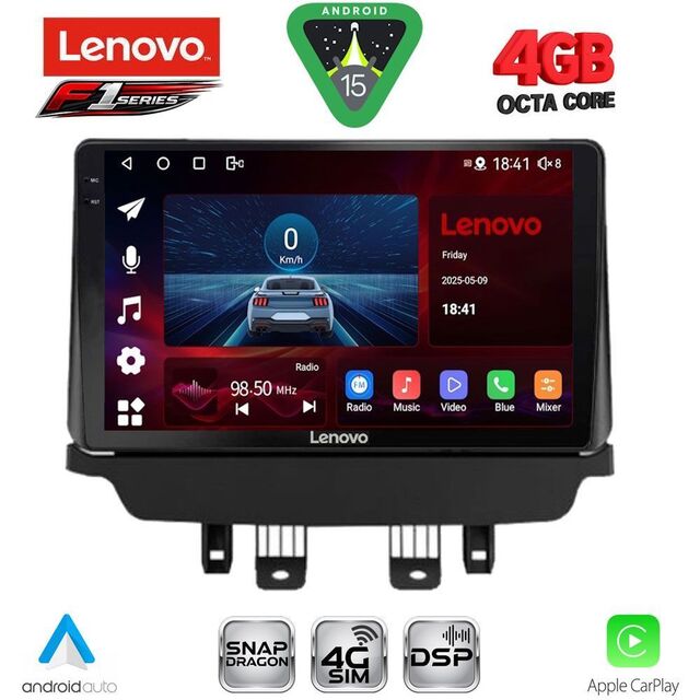 LENOVO SSQ 9384_CPA (9inc) MULTIMEDIA TABLET for MAZDA CX3 mod. 2014-2023
