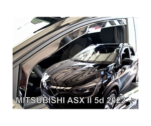 ΑΝΕΜΟΘΡΑΥΣΤΕΣ ΓΙΑ MITSUBISHI ASX 5D 2022+ - ΖΕΥΓΑΡΙ ΖΕΥΓΑΡΙ ΑΠΟ ΕΥΚΑΜΠΤΟ ΦΙΜΕ ΠΛΑΣΤΙΚΟ HEKO - 2 ΤΕΜ.