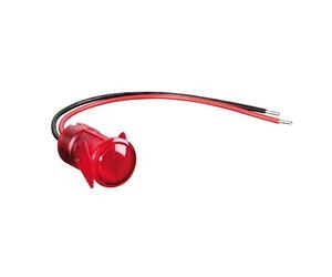 ΛΑΜΠΑΚΙ ΣΥΝΑΓΕΡΜΟΥ 12/24V 14mm ΚΟΚΚΙΝΟ