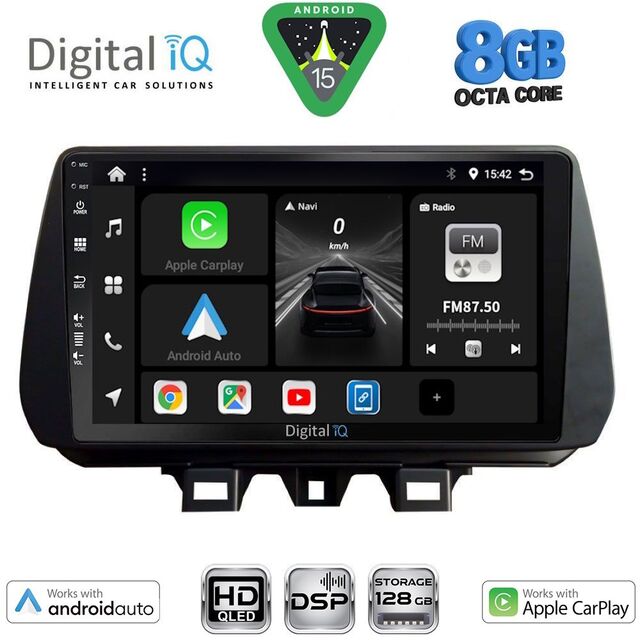 DIGITAL IQ BXF 7244_CPAA (9inc) MULTIMEDIA TABLET for HYUNDAI TUCSON  mod. 2019-2023