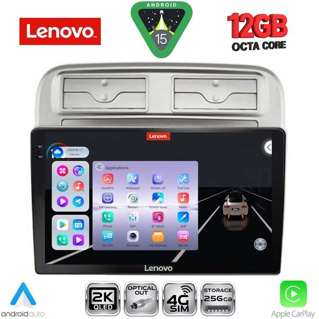 LENOVO SSZ 12128_CPA (9inc) MULTIMEDIA TABLET for FIAT GRANDE PUNTO mod. 2005-2012