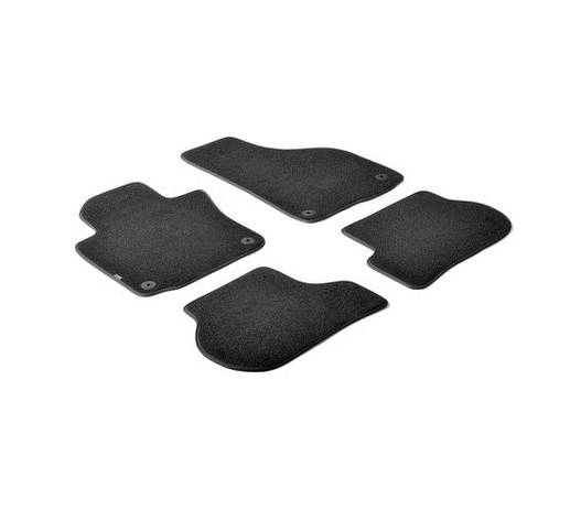 ΠΑΤΑΚΙΑ EXECUTIVE ΜΟΚΕΤΑ ΓΙΑ SKODA OCTAVIA SW 5D 2004-2013 / 2013+ / VOLKSWAGEN GOLF V / VI 2003-2014 / JETTA 2005-2011 / SCIROCCO 2008-2017 ΣΕ ΜΑΥΡΟ ΧΡΩΜΑ ME ΚΟΥΜΠΩΜΑΤΑ LAMPA - 4 ΤΕΜ.